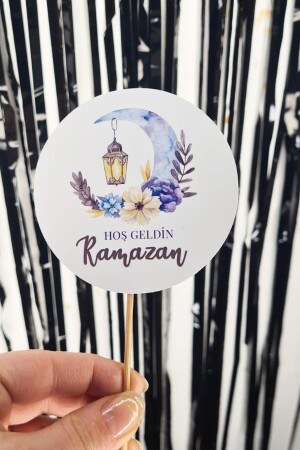 Ramazan Sofrası Kürdan Süsleri Hoşgeldin Ramazan Lüks Büyük Boy 10lu Paket - 3