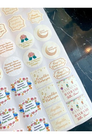 Ramazan Sticker Seti 37 Adet 4-5 Cm Ölçülerinde Yapışkanlı Etiket- Ramazan Ve Bayram Teması - 5