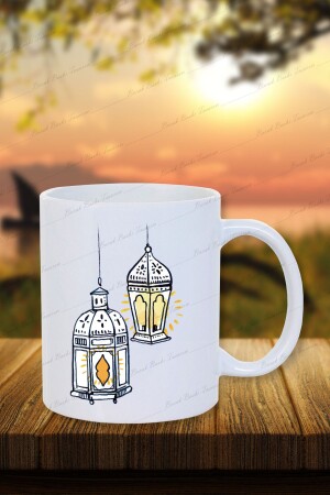 Ramadan-Motto-Lampe, entworfen als Geschenktasse/Tee-/Kaffeetasse/BFF-Tasse/Freundschaftstasse - Burak Baskı Tasarım