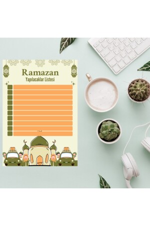 Ramazan To Do List - Yapılacaklar Listesi A6 Boy - 3