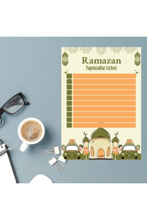 Ramazan To Do List - Yapılacaklar Listesi A6 Boy - 5