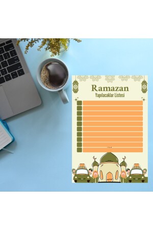 Ramazan To Do List - Yapılacaklar Listesi A6 Boy - 6