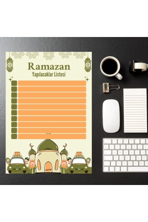 Ramazan To Do List - Yapılacaklar Listesi A6 Boy - 8