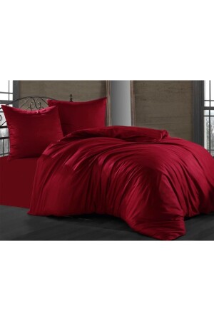 Ranforce Cotton Sheet Elastic Double Duvet Cover Set NEVRESİM_SET - 3