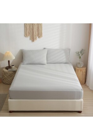 Ranforce Kumaş Lastikli Çarşaf Seti Ve Yastık Kılıfı Çift Kişilik - Tek Kişilik 180x200 - Good Morning