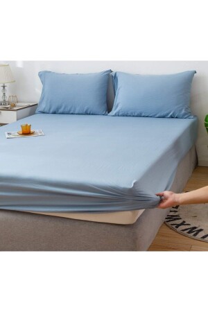 Ranforce Kumaş Lastikli Çarşaf Seti ve Yastık Kılıfı Çift Kişilik - Tek Kişilik - Good Morning