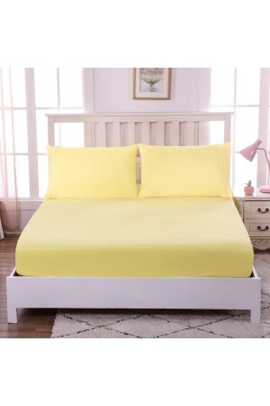 Ranforce Kumaş Lastikli Çarşaf Seti ve Yastık Kılıfı Çift Kişilik - Tek Kişilik - Good Morning