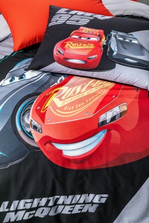 Ranforce Lisanslı Cars Lmq 95 Lastikli Çarşaflı Nevresim Takımı Disney carslmq95nevtk - 4