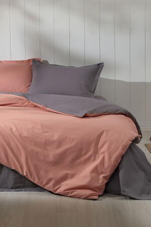 Ranforce Nevresim Takımı Tek Kişilik Colormix Antrasit Siyah ST17528 - Özdilek