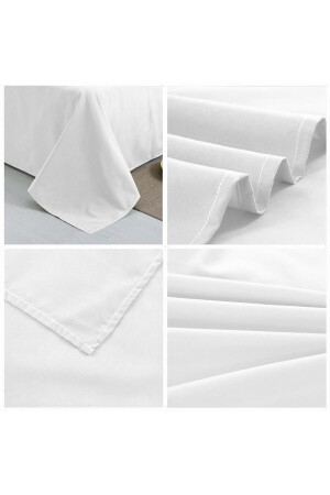 Ranforce Tek/çift Kişilik Beyaz Düz Çarşaf (OTELLER İÇİN KALİTELİ VE SIK DOKUMA) - Belsina Home