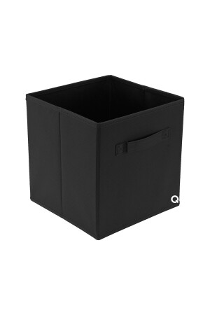 Rani Q1 Große Mehrzweck-Schrank-Organizer-Box, dekorative Aufbewahrungsbox, Regal-Organizer, Schwarz 185 - 2