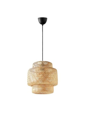 Rattan 30 cm Avize Bambu-İskandinav-Bohem-Modern Aydınlatma - 4