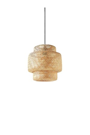 Rattan 30 cm Avize Bambu-İskandinav-Bohem-Modern Aydınlatma - 5