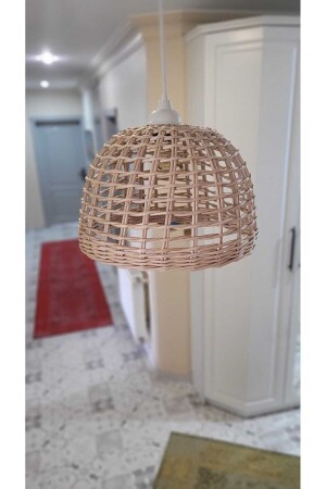 Rattan Avize Bambu Hasır Avize Özel Üretim El Yapımı Avize(duy Dahil) 58455465 - 3