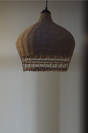 Rattan Avize Bambu Sarkıt: Genius 40x45cm rattam-0050 - 6