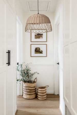 Rattan-bambu-hasır Avize 30cm 96385274 - StapHome