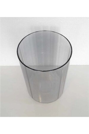 Rauchglas-Röhren-Kerzenständer, Glas-Kronleuchterglas, E27-Rohrglas (Breite 10 cm, Länge 15 cm) - 1