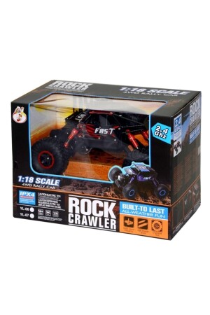 R-c 1:18 Rock Crawler 4x4 Wd Uzaktan Kumandalı Araba Buggy Jeep - Kırmızı dtyeu36 - 1