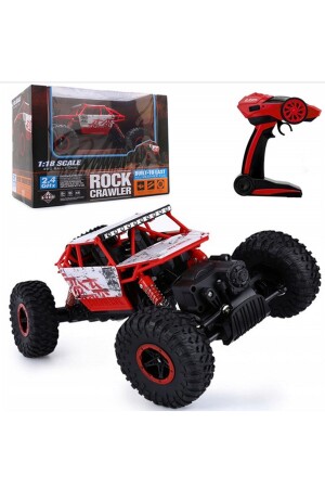 R-c 1:18 Rock Crawler 4x4 Wd Uzaktan Kumandalı Araba Buggy Jeep - Kırmızı dtyeu36 - 3