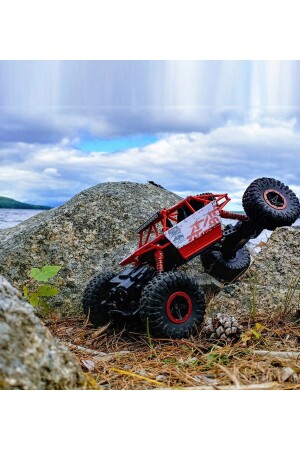 R-c 1:18 Rock Crawler 4x4 Wd Uzaktan Kumandalı Araba Buggy Jeep - Kırmızı dtyeu36 - 5