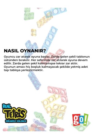 Real Tetris Ekransız Aktivite Oyuncağı Kutu Oyunları - 5