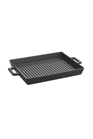 Rechteckige 26x32-Grillpfanne aus Gusseisen mit Metallgriff 123LAVADKDRTGEN - 4