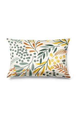 Rechteckiger Kissenbezug aus doppelseitig bedrucktem Wildleder mit Aquablumenmuster - Pilloveland