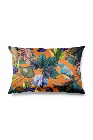 Rechteckiger Kissenbezug aus doppelseitig bedrucktem Wildleder mit Äquatormuster - Pilloveland