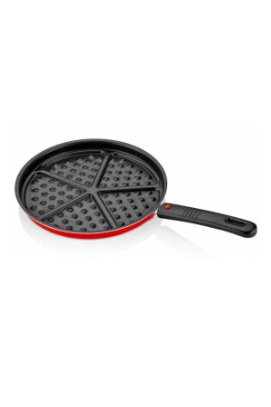 Redio Waffle Tava 26 Cm Tak-çıkar Saplı Kırmızı 2016ST023123228520 - 2