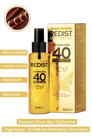 Redıst Bitkisel Saç Bakım Yağı 150 ml - 6