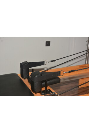 Reformer Pilates Doppelgurte (doppelt) Griff Schwarz DROPELCIK - 4