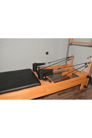 Reformer Pilates Doppelgurte (doppelt) Griff Schwarz DROPELCIK - 5