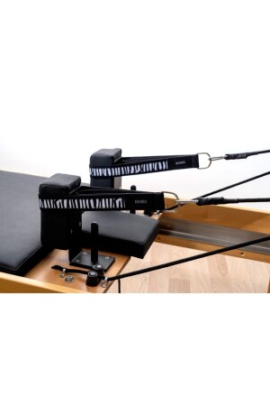 Reformer Pilates İçin Zebra Desenli Elcik Metal Halkalı Model Double Straps 2'li RASYHZEB - 1