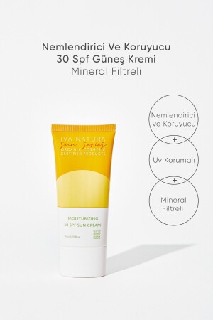 Regenerierender und Anti-Aging-Sonnenschutz mit Lichtschutzfaktor 30 und Mineralfilter, 75 ml IVN28 - 2