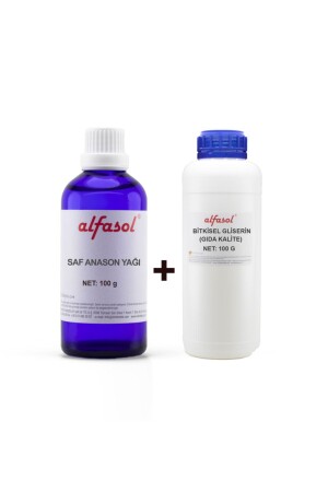 Reines Anisöl 100 g + pflanzliches Glycerin (vg) 100 g Alfasol1 - 1