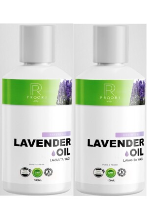 Reines natürliches Lavendelöl 100 ml *2 Li (LAVANDULA ANGUSTFOLİA) Glasprlv - 1