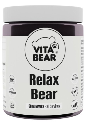 Relax Bear Stres- Kaygı- Endişe Ve Üzüntü Giderici Rahatlatıcı Gummy Vitamin - 1