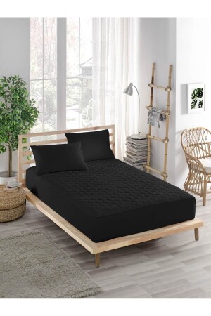 Renkli Alez Siyah-sıvı Geçirmez-mikro Kapitoneli Fitted-çift Kişilik-tek Kişilik-bebek Alezi-su - Ely Parker