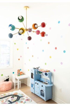 Renkli Tarz Avize Çocuk Yatak Odası Için - Colorful Style Chandelier For Children's Bedroom 301012023renkliçocukavizesiEY - 2