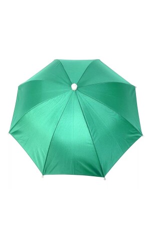 Renkli Ve Tek Renkli Kafa Şemsiyesi Gökkuşağı Deniz Havuz Gölgelikli Şapka Şemsiye rnklşmsy - 1