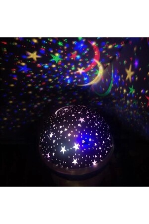 Renkli Yıldızlı Gökyüzü Projeksiyon Gece Lambası STR-MST-M - 3