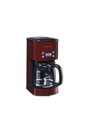 Retro Claret Red Filterkaffeemaschine 1000 W, 12 Tassen Fassungsvermögen 20242831 - 2