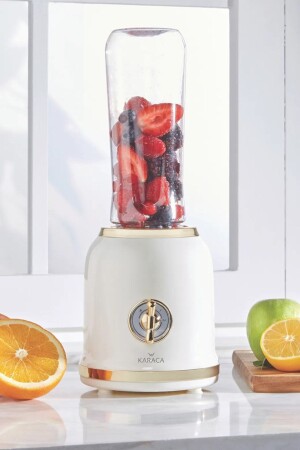 Retro Personal Smoothie Blender Cream - 1