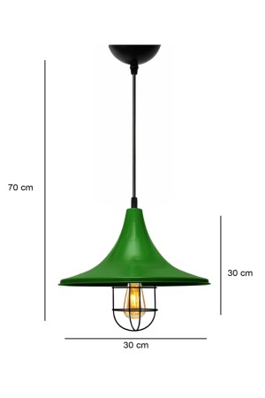 Retro rustikale grüne Metall-Einzelpendelleuchte über dem Café-Küchentisch Ayd-3097 AYD-3096 - 8