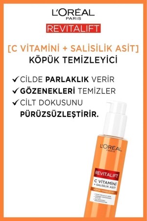 Revitalift Clinical [C vitamini - Salisilik Asit]- Aydınlatıcı ve Gözenek Karşıtı Köpük Temizleyici - 2