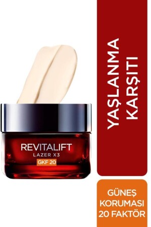 Revitalift Lazer X3 Leke ve Kırışıklık Karşıtı Bakım GKF25 SPF25 3600523456253 - 2