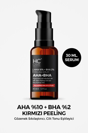 Revitalisierendes, den Hautton ausgleichendes Gesichtspeelingserum Aha 10 % – Bha 2 % – 30 ml. 80289 - 2