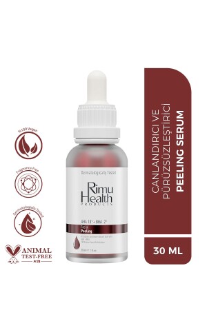 Revitalisierendes und glättendes Hautton-Gesichtspeeling-Serum 30 ml (Aha 10 % + Bha 2 %) RM000101 - 2