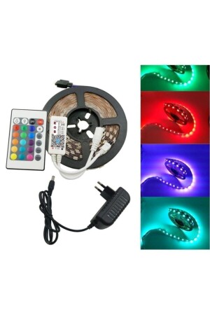 RGB-LED-gesteuertes Streifenset 5 Mt. Animiertes WL-094 - 2