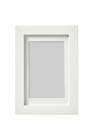 Rıbba 10 x 15 cm weißer Holzrahmen, tief, dickkantig, weiß, 10 x 15 cm Foto-Bilderrahmen 1150378410 - 2